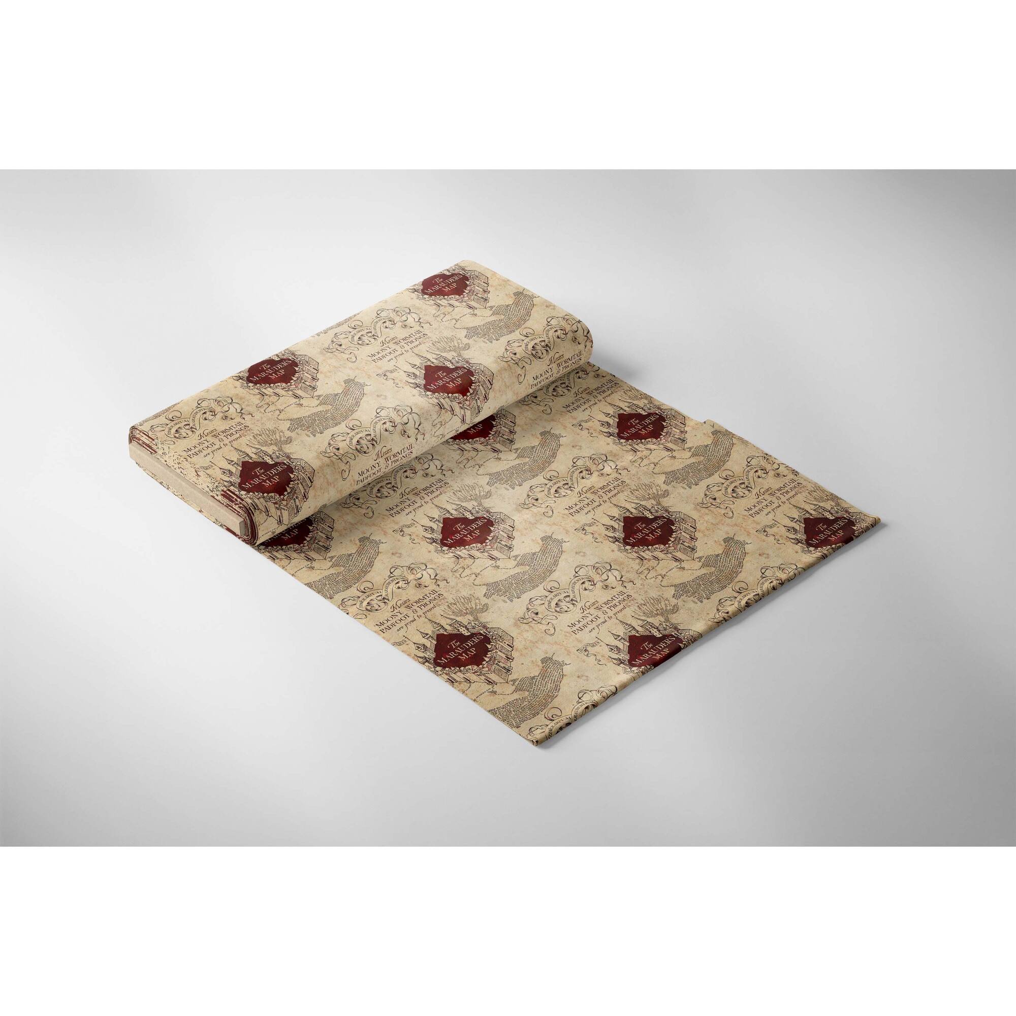 Harry Potter Marauder's Map Cotton Fabric 8yd. Bolt